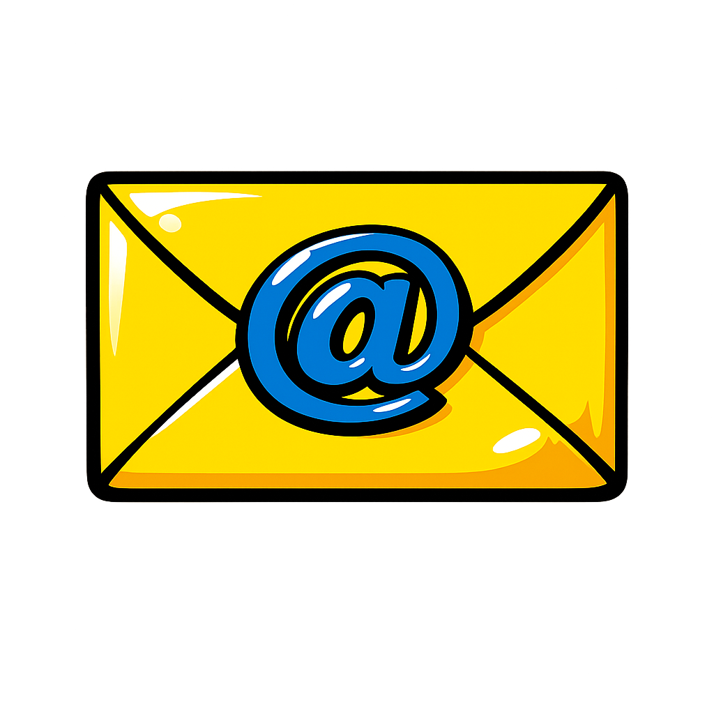 Spinning email envelope